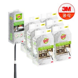 [3M]뉴 다용도 먼지떨이/브러쉬 롱핸들 + 리필 14입