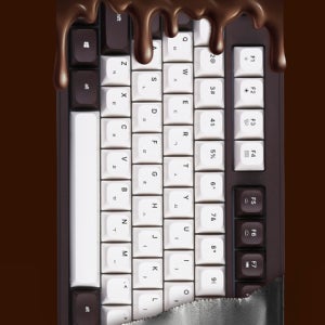 [몬스타기어] 몬스타기어가츠 X198 초콜릿 노브 유선 6세대 멤브레인 저소음 게이밍 사무용 인체공학 키보드