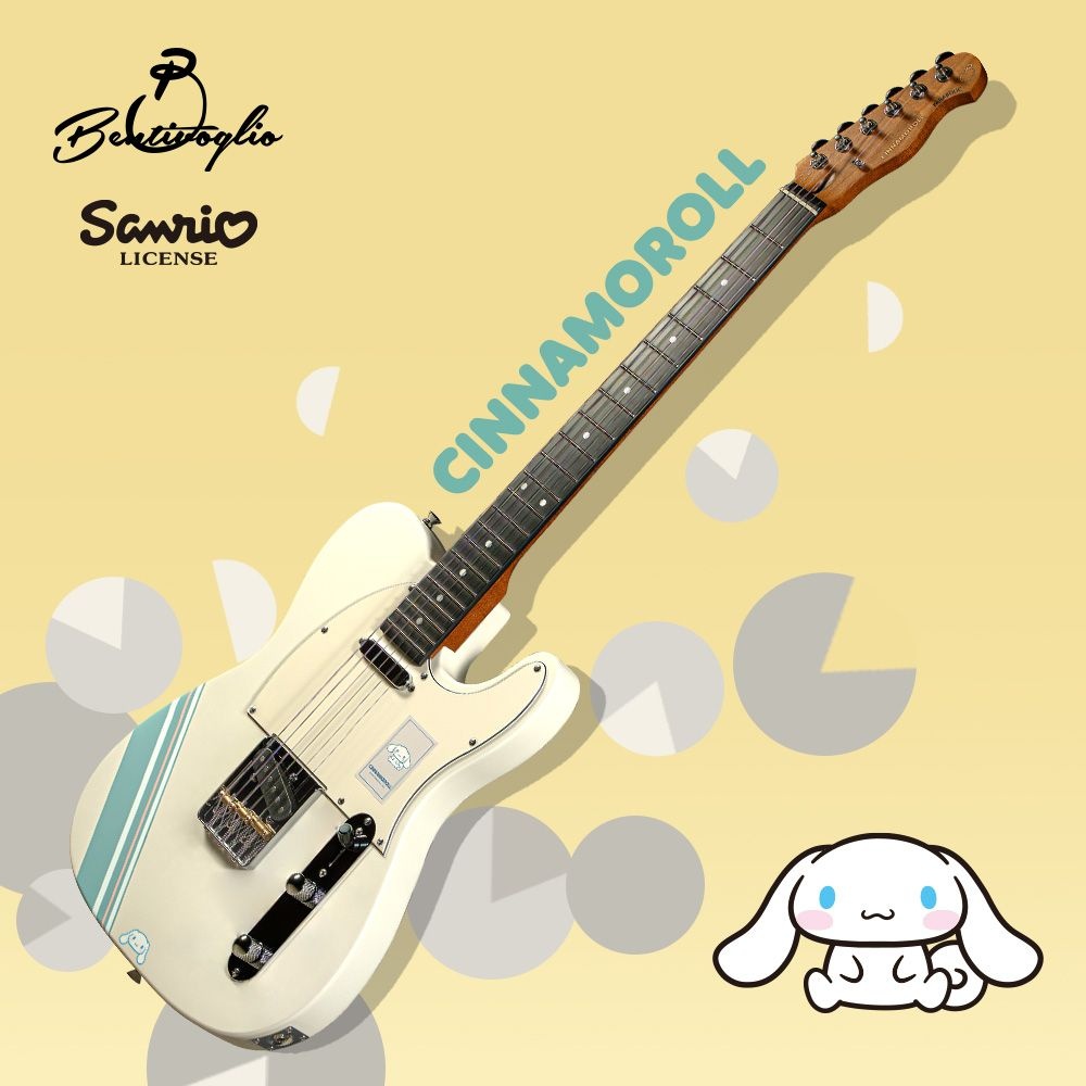Ventivoli 벤티볼리오 산리오캐릭터즈 일렉기타 Cinnamoroll 시나모롤 ST250S