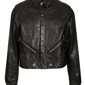릭오웬스 투어 알리스 레더 스터드 디테일 자켓 RR01F2742LBEES609 26SS TOUR ALICE IN WITH STUDS DETAILS 152774038