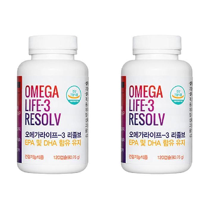 <b>기타</b> 유니시티 <b>오메가3</b> 오메가 라이프3 리졸브 2개 2개월분