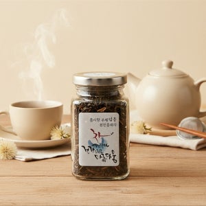 몸사랑 유기농 수제덖음 흰민들레차, 몸사랑영농조합법인