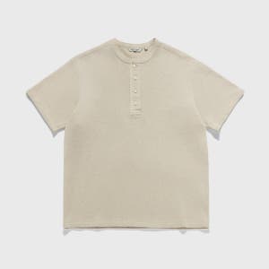 [이스트로그] ANCHOR LINE HENRY NECK T-SHIRTS / OATMEAL