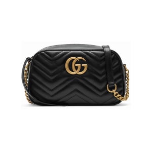 구찌 26SS GG 마몬트 마틀라세 스몰 숄더/크로스백 블랙 447632 DTD1T 1000