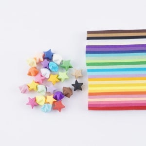 별종이 종이 접기 대량 레인보우 컬러 파스텔 27색 1030매