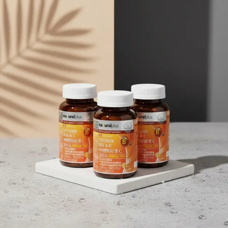 <b>내츄럴플러스 수험생</b>추천 90정 3병 9개월분 비타민B50