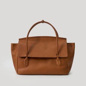 [킨더살몬] Tessa Leather Tote Bag Cognac (FROM ITALY)