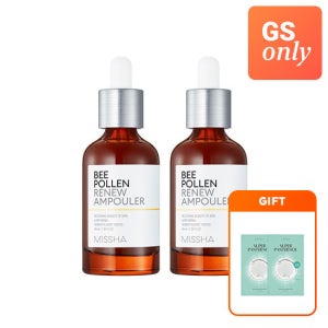 [정가70,000원][사은품][미샤] 비폴렌 리뉴 앰풀러 40ml [2개set + 수퍼판테놀 마스크팩 2매]