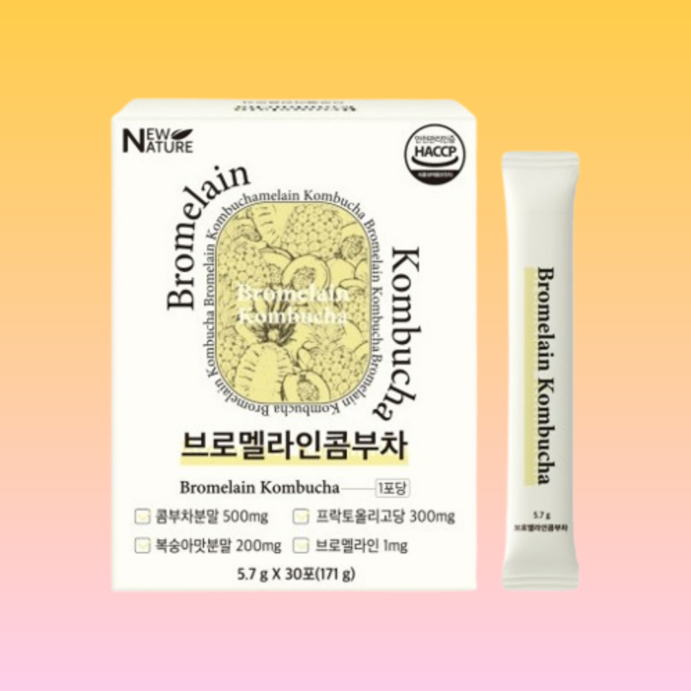 뉴네이처 브로멜라인 콤부차