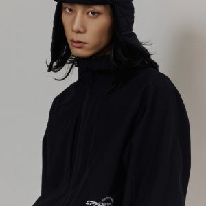 남성 GROUND 후드 자켓,SPLPCNJK361MBLK