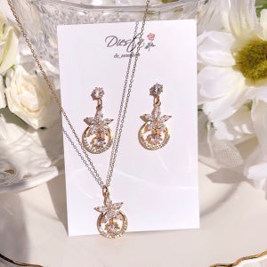 [초특가🌷]피렌체 심장박동 귀걸이,목걸이세트, 디에스타
