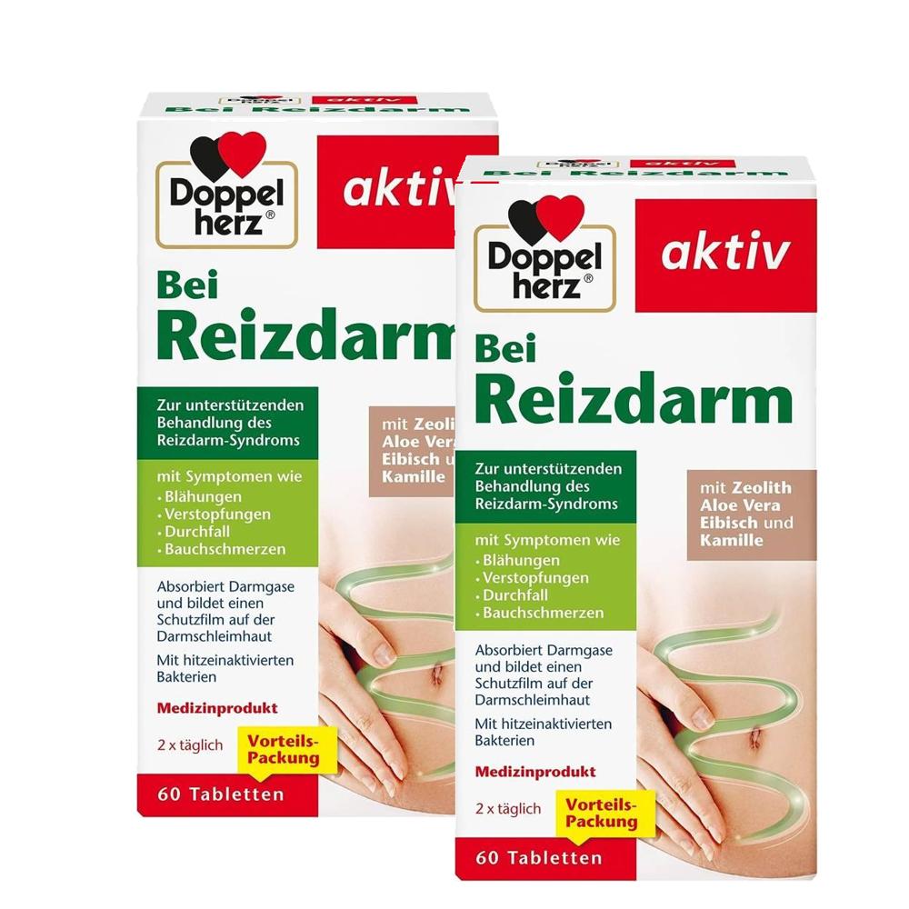 도펠헤르츠 <b>과민성 대장</b> 증후군 보조 영양제 60정, 4개