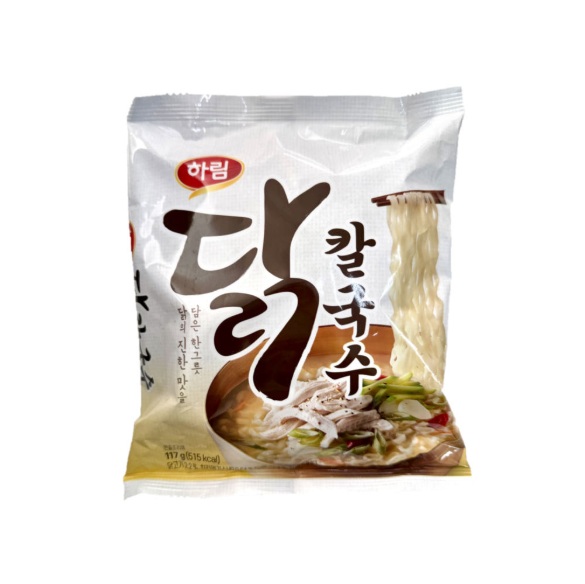 Harim Industry Harim Chicken Kalguksu Ramen 117g, 20 Units