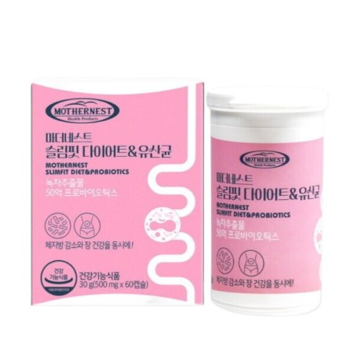 마더네스트 슬림핏 다이어트 유산균 60캡슐, 1개