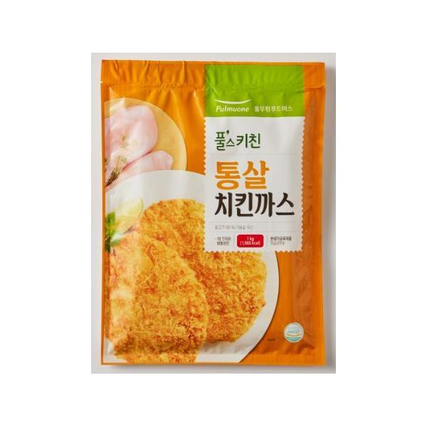 <b>풀무원</b> 풀스키친 통살 치킨<b>까스</b>1kg (100gx10EA) 비상식량 홈파티 간편식 반찬 도시락