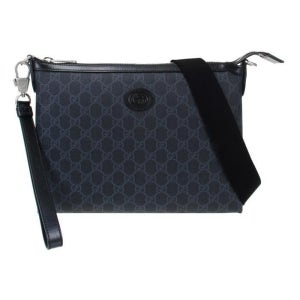 구찌 인터로킹 G 메신저 숄더 크로스백 블랙 726833 92THN 1000 메신저백 79705412