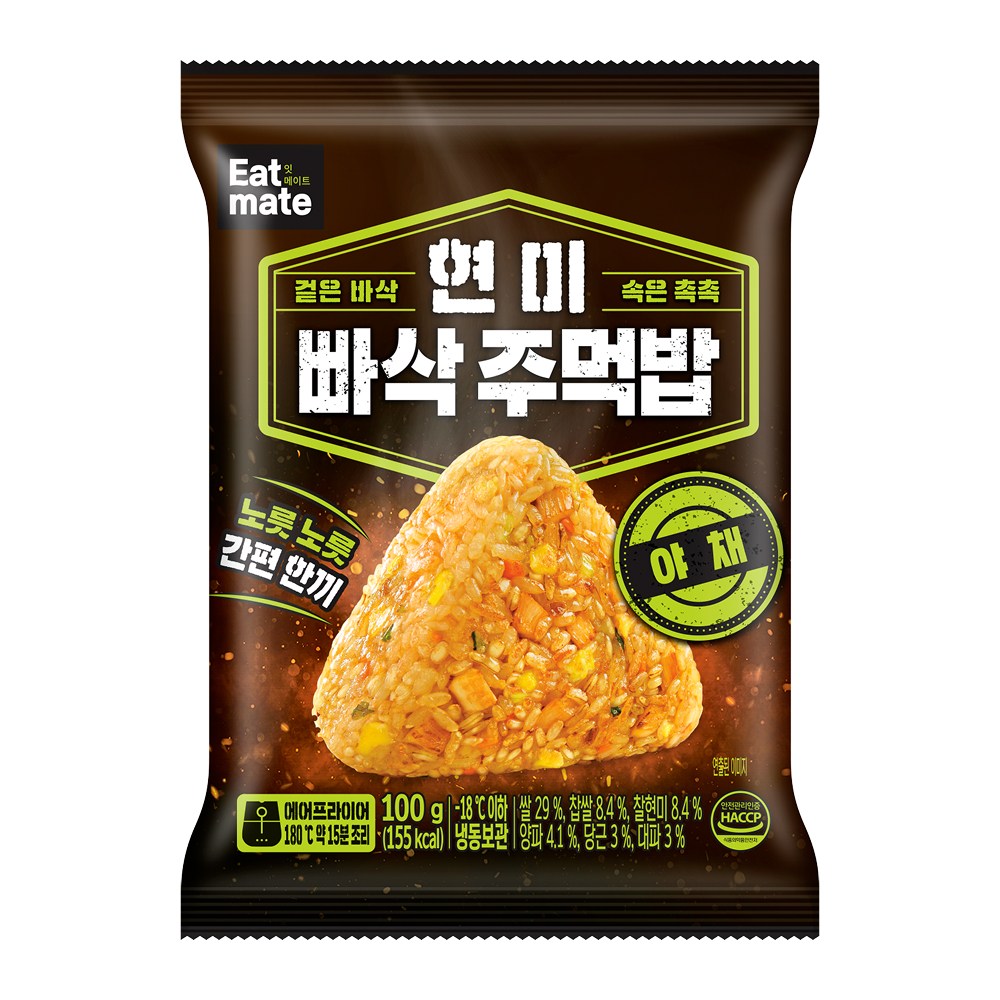 잇메이트 현미 빠삭 주먹밥 야채 성분 분석