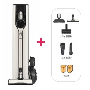 LG전자 코드제로 오브제컬렉션 A9S 올인원 흡입+스팀물걸레 청소기 AX958BWE