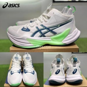 아식스 메타라이즈 2 배구화 스탠다드 남성 화이트 사바 블루 1051A089 102