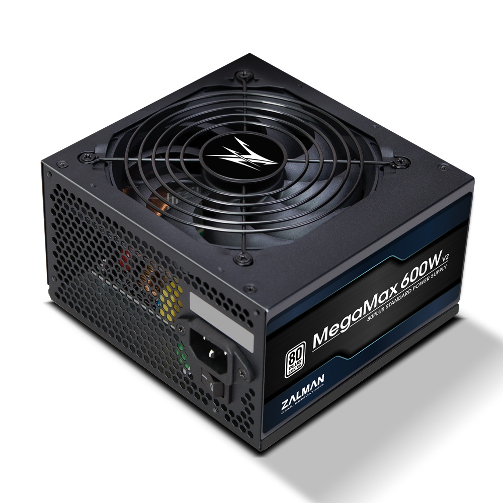 잘만테크 잘만 MegaMax 600W 80PLUS STANDARD, 블랙