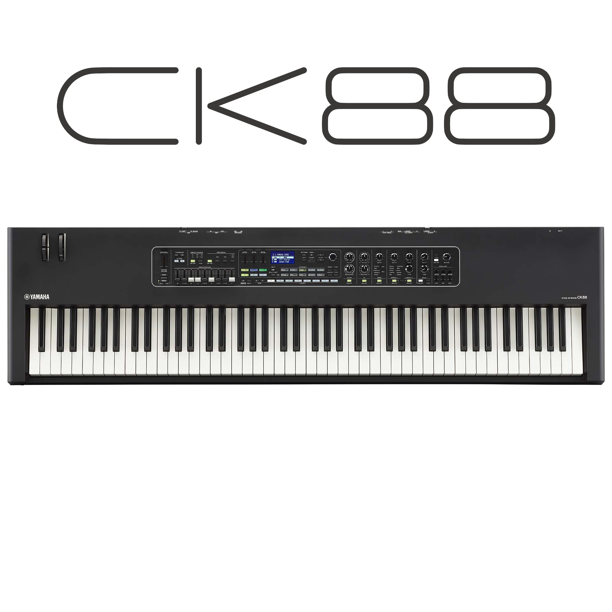Yamaha 야마하 신디사이저 CK88 블랙, 88키
