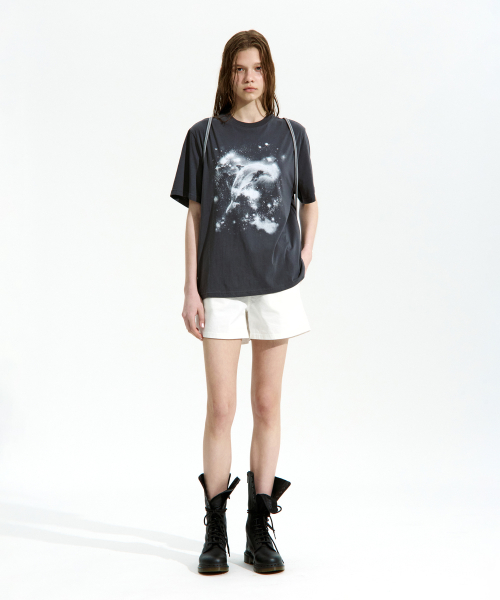 [로우클래식] DOLPHIN T-SHIRT_CHARCOAL [LC262TS06CC] LC262TS06CC