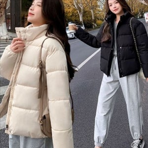 친절한탄씨 깔끔 여성 경량 패딩 데일리 여자 숏 패딩 아우터 겨울 깔끔 경량