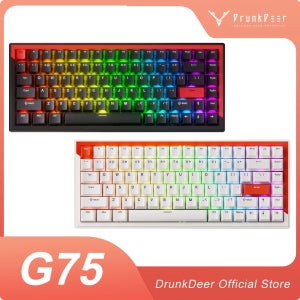 DrunkDeer G75 래피드 트리거 게이밍 키보드 HE 마그네틱 스위치 TKL PC FPS 게임용