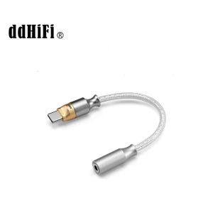 DD ddHiFi USB DAC AMP USB-C 3.5mm 고해상도 오디오 케이블, 고음질 무손실 디코딩 어댑터, PCM 32 비트, 384kHz, TC35CM2