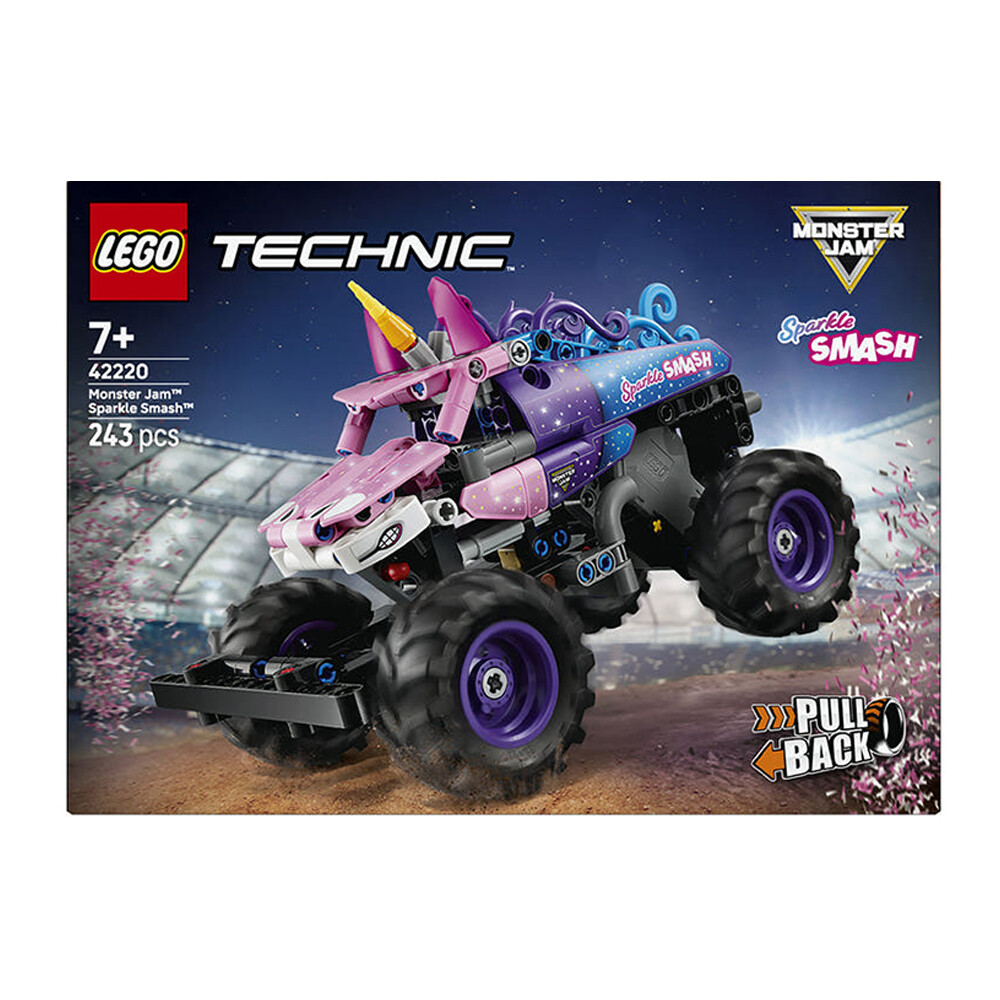 레고 42220 테크닉 Monster Jam Sparkle Smash 풀백 레고
