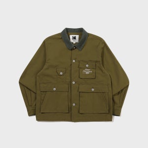 [코닥어패럴] 코튼 카라 워크 자켓 KHAKI