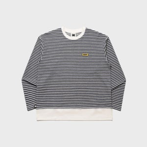 [코닥어패럴] 멀티 스트라이프 긴팔 티셔츠 NAVY