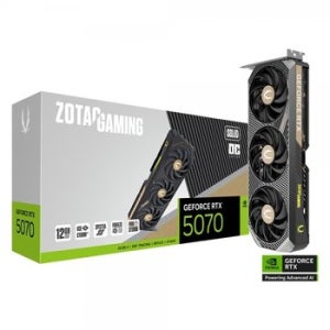ZOTAC GAMING 지포스 RTX 5070 SOLID OC D7 12GB