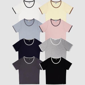 디어스토커 dearstalker D. BASIC RINGER U NECK T - 8 COLOR