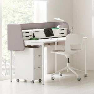 [일룸] 뉴트 1400폭 홈오피스 책상(학생책상, 파티션형책상)