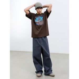 [샌드 사운드] (UNISEX) 컬러드 오버덕 팬츠  애쉬 MS6221A104