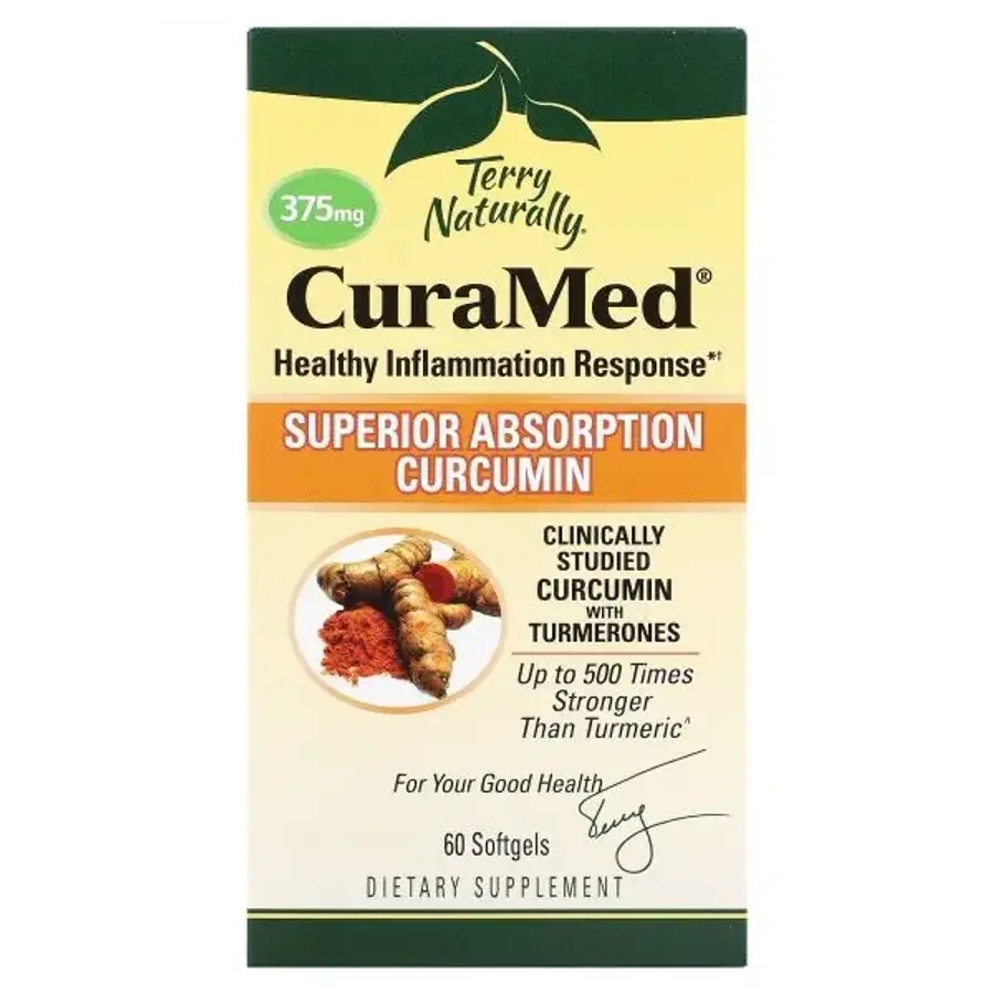 <b>테리내추럴리</b> CuraMed 375mg 60 소프트젤