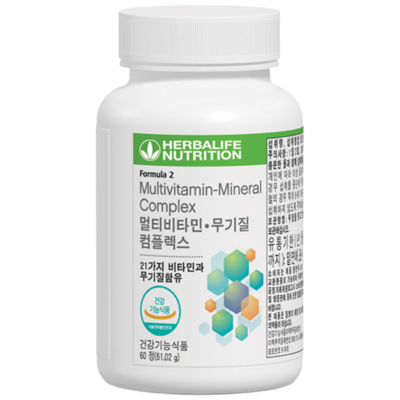 <b>허벌라이프</b> 멀티 비타민 <b>무기질</b> 컴플렉스 60정  3개  61.02g
