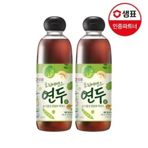 기타 [하프클럽/기타]샘표 연두 순 830ml 2개 /조미료/요리에센스