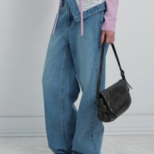 레이브 Folded Waist Denim Pants Vj6sl276_2color