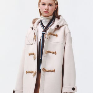 메인부스 Oversized Half Duffle Coat(Ivory)