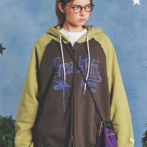 메인부스 Orbit Hood Zip-Up(Kiwi)