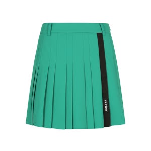 [팬텀] 여성 배색 플리츠 큐롯 스커트 221F2PC804_GN