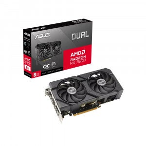 ASUS DUAL 라데온 RX 7600 O8G EVO OC D6 8GB
