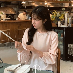 [MADE] 소피아 플레어 긴팔 퍼프 블라우스
