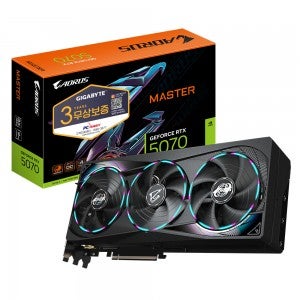 GIGABYTE AORUS 지포스 RTX 5070 MASTER D7 12GB 피씨디렉트
