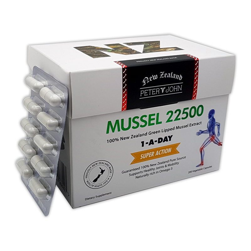 피터앤존 <b>초록입홍합</b> 22500 200캡슐, 1개