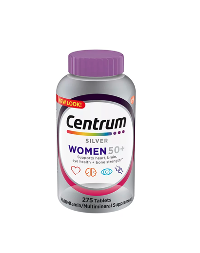 센트룸 우먼 실버 <b>50세이상</b> 멀티비타민 275정, 1개