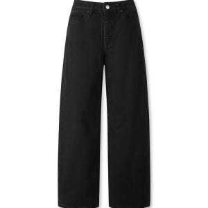 여성 커브드 데님 팬츠