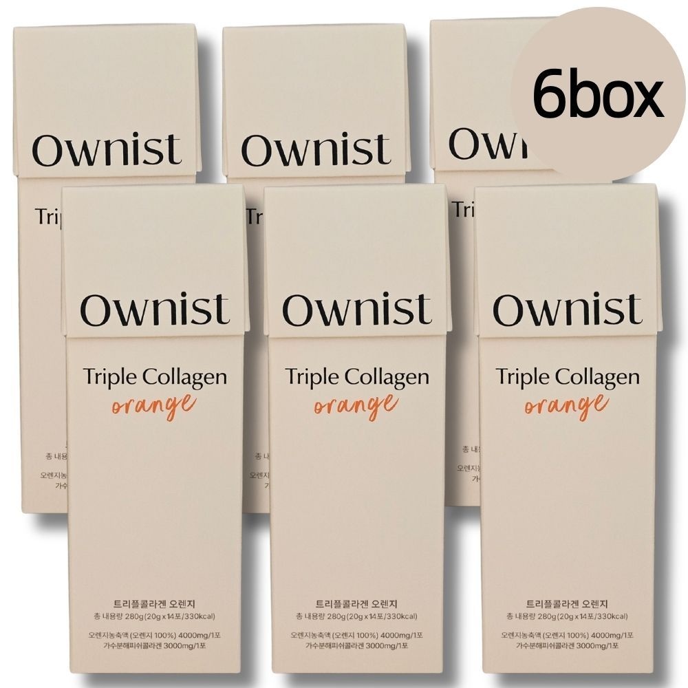 오니스트 트리플콜라겐 오렌지 20g x84포 (6box)